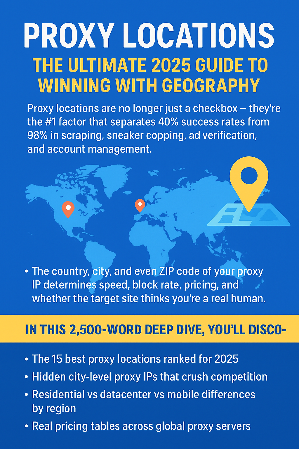 Proxy Locations: The Ultimate 2025 Guide to Winning with Geography